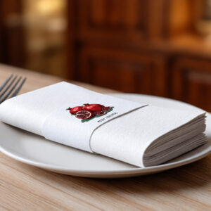 Christmas Napkin Wraps (Set of 12)